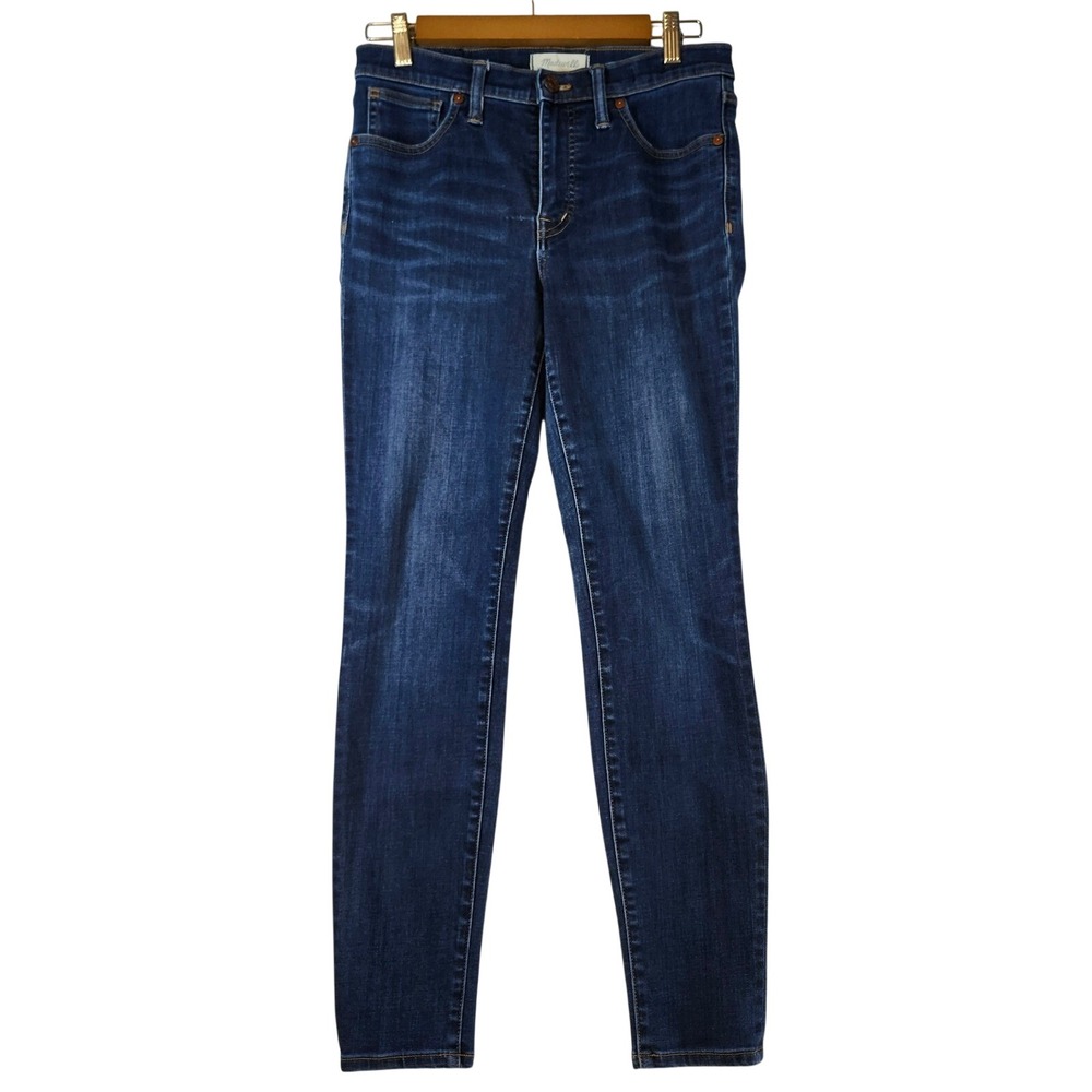 Madewell 9 High-Rise Skinny Jeans Women 28 Dark Wash Blue Denim‎ G4715